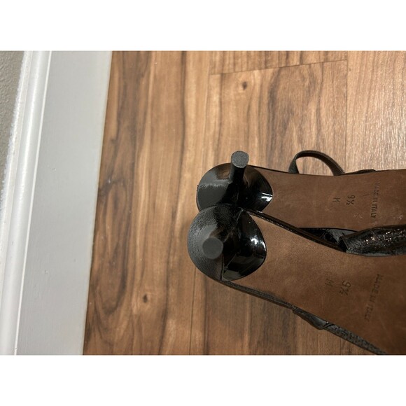 Donald Pliner Slingback Pumps Kitten Heel Brown Leather Size 9.5 - Picture 6 of 11